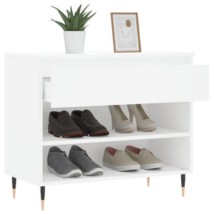 Weißes Schuhregal 70x36x60 cm