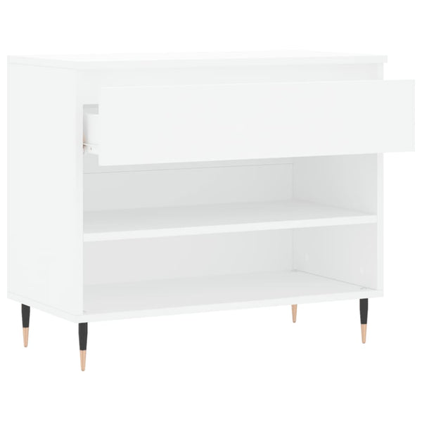 Weißes Schuhregal 70x36x60 cm
