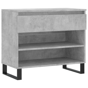 Betongraues Schuhregal 70x36x60 cm