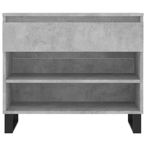 Betongraues Schuhregal 70x36x60 cm