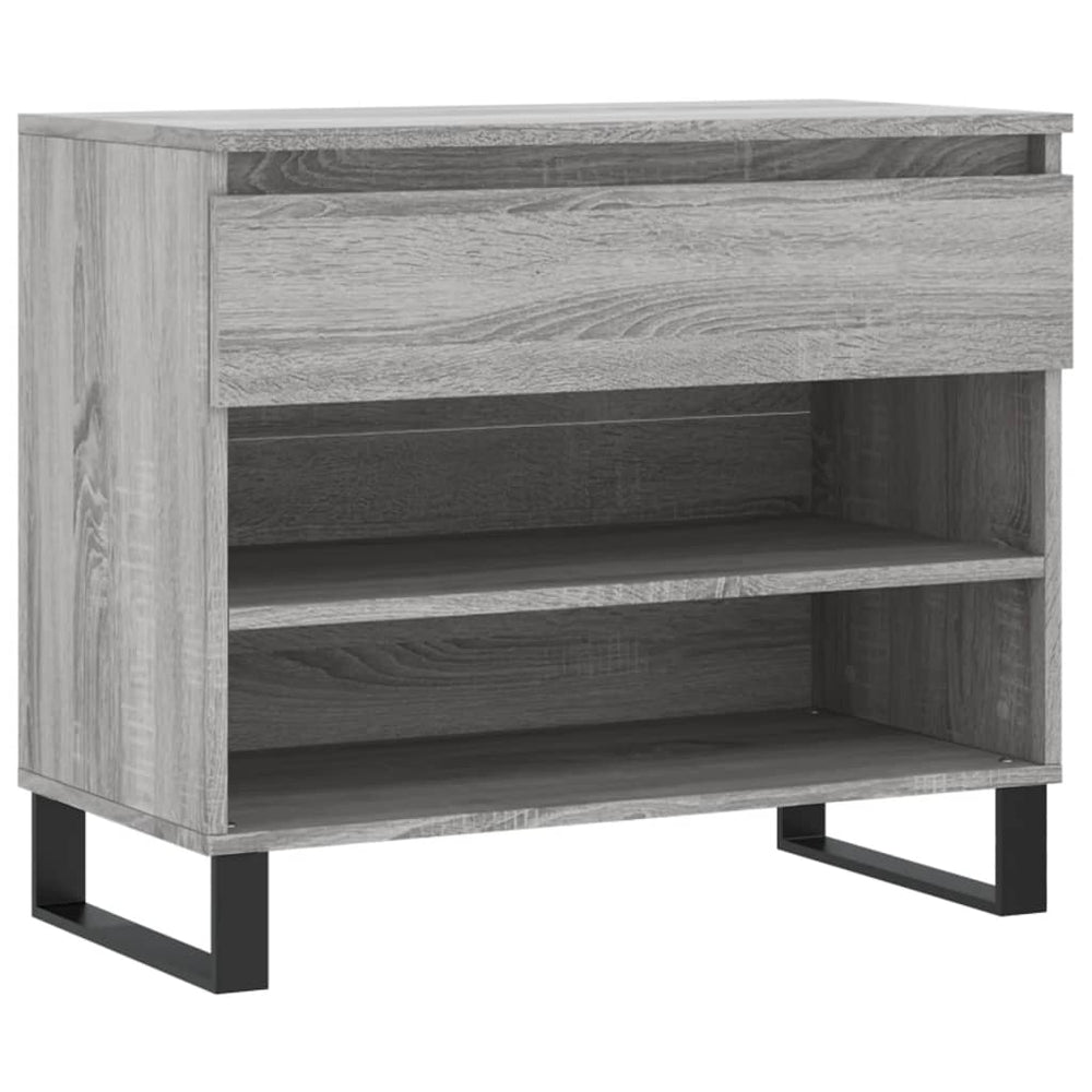 Schuhregal Grau Sonoma 70x60 cm