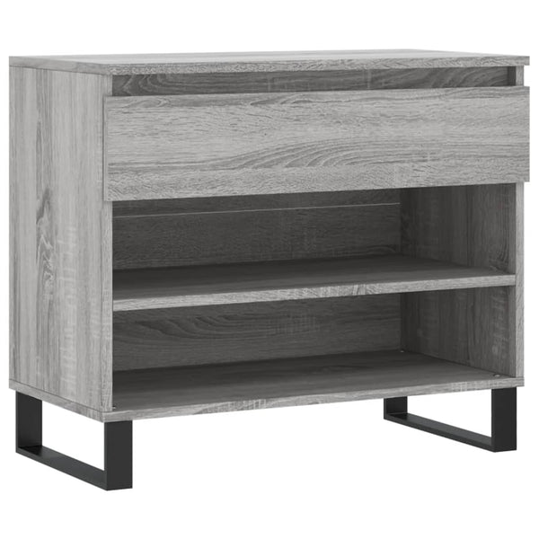 Schuhregal Grau Sonoma 70x60 cm