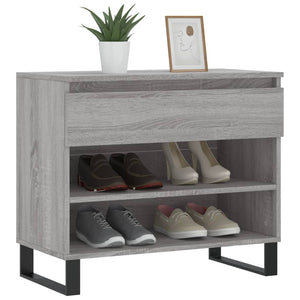 Schuhregal Grau Sonoma 70x60 cm