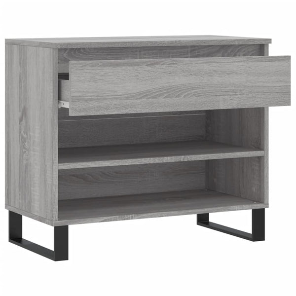 Schuhregal Grau Sonoma 70x60 cm