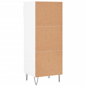 Hochglanz Schuhschrank Weiß 40x36x105 cm