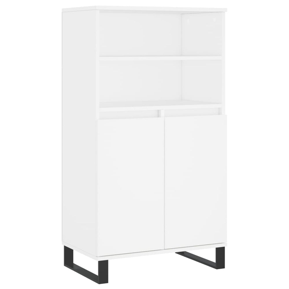 Highboard Weiß 60x36x110 cm
