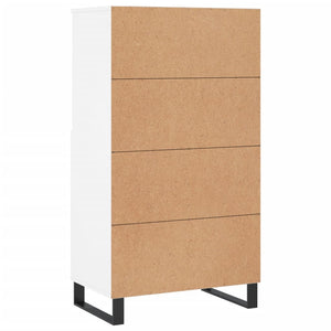 Highboard Weiß 60x36x110 cm