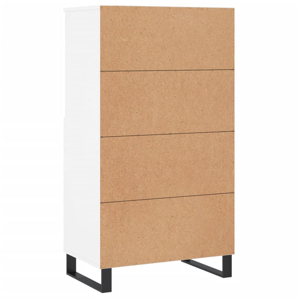 Highboard Weiß 60x36x110 cm