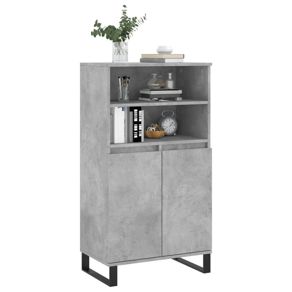Highboard Betongrau 60x36x110 cm