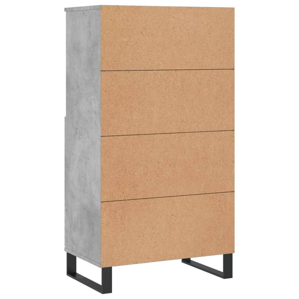 Highboard Betongrau 60x36x110 cm