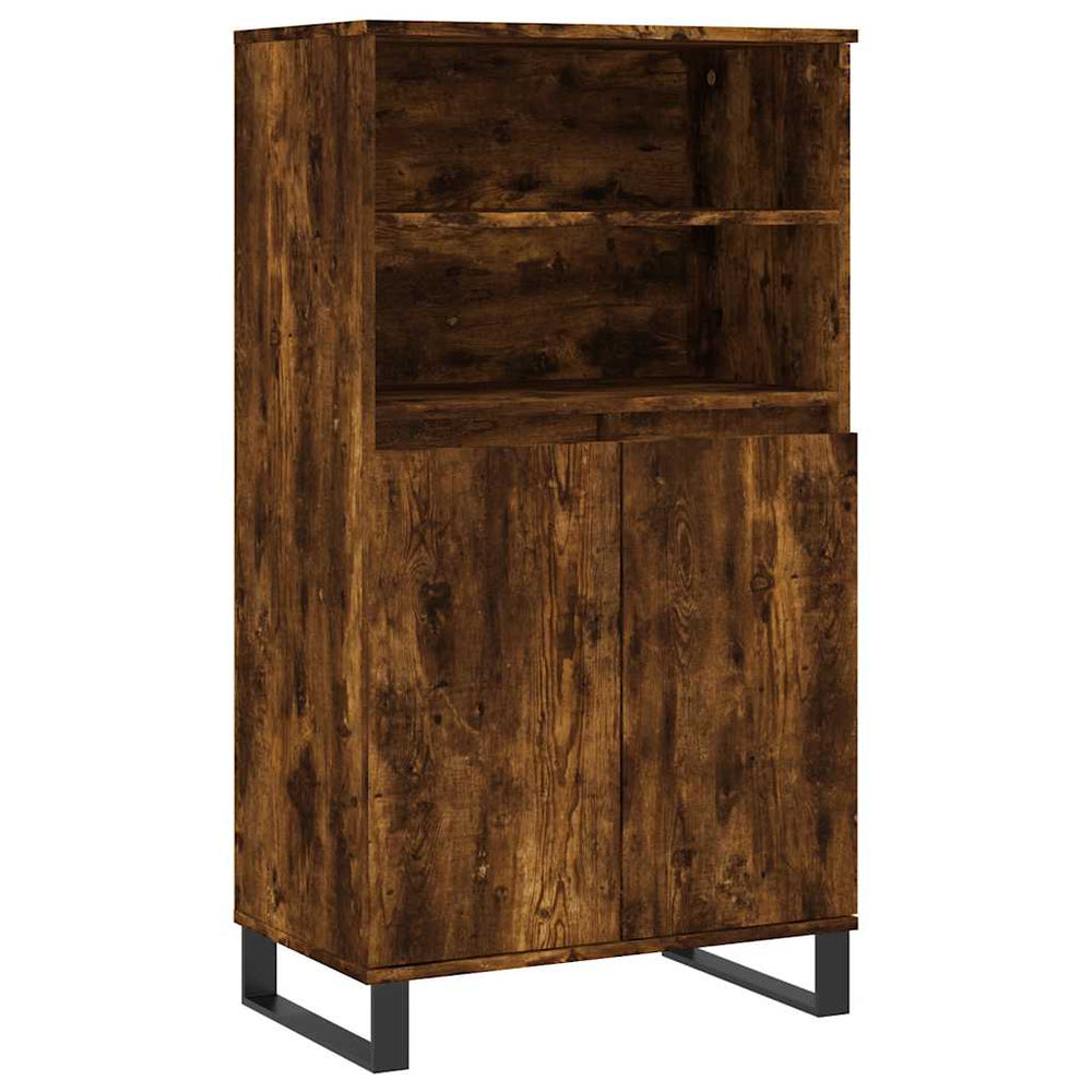 Highboard Räuchereiche 60x36x110 cm