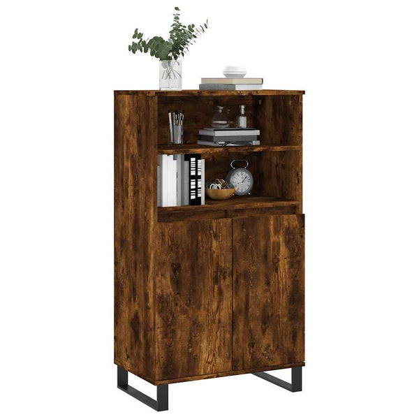 Highboard Räuchereiche 60x36x110 cm
