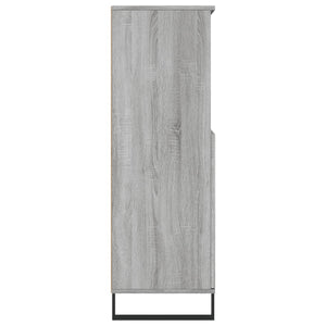 Graues Highboard Sonoma, 60x36x110 cm
