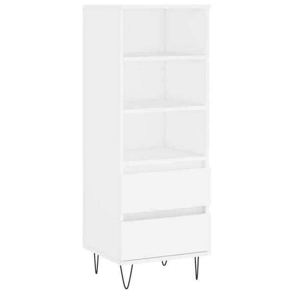 Weißes Highboard 40x36x110 cm