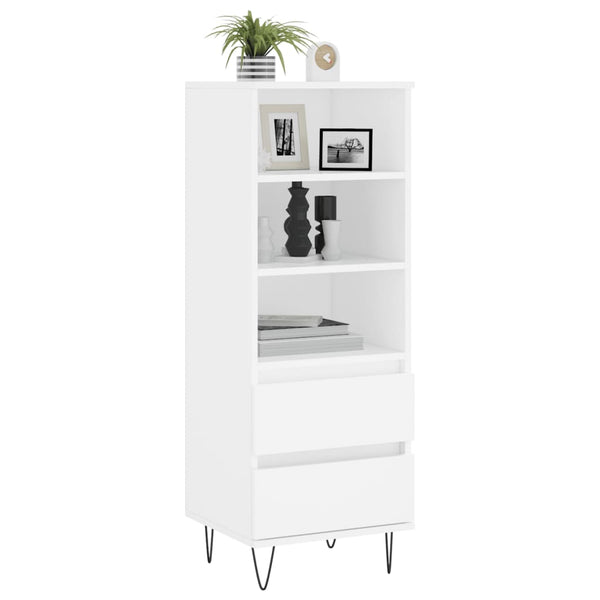 Weißes Highboard 40x36x110 cm