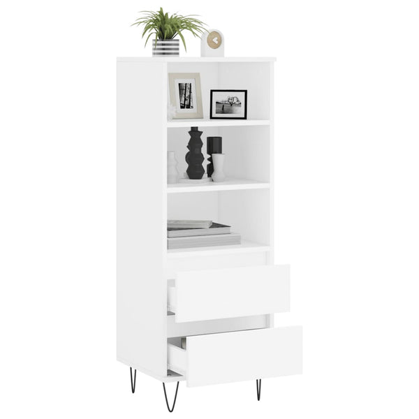 Weißes Highboard 40x36x110 cm