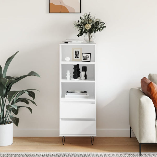 Weißes Highboard 40x36x110 cm
