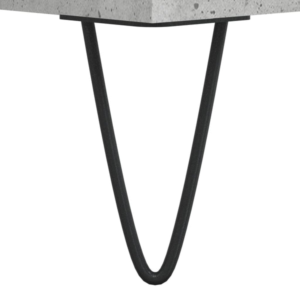 Betongraues Highboard 40x36x110 cm