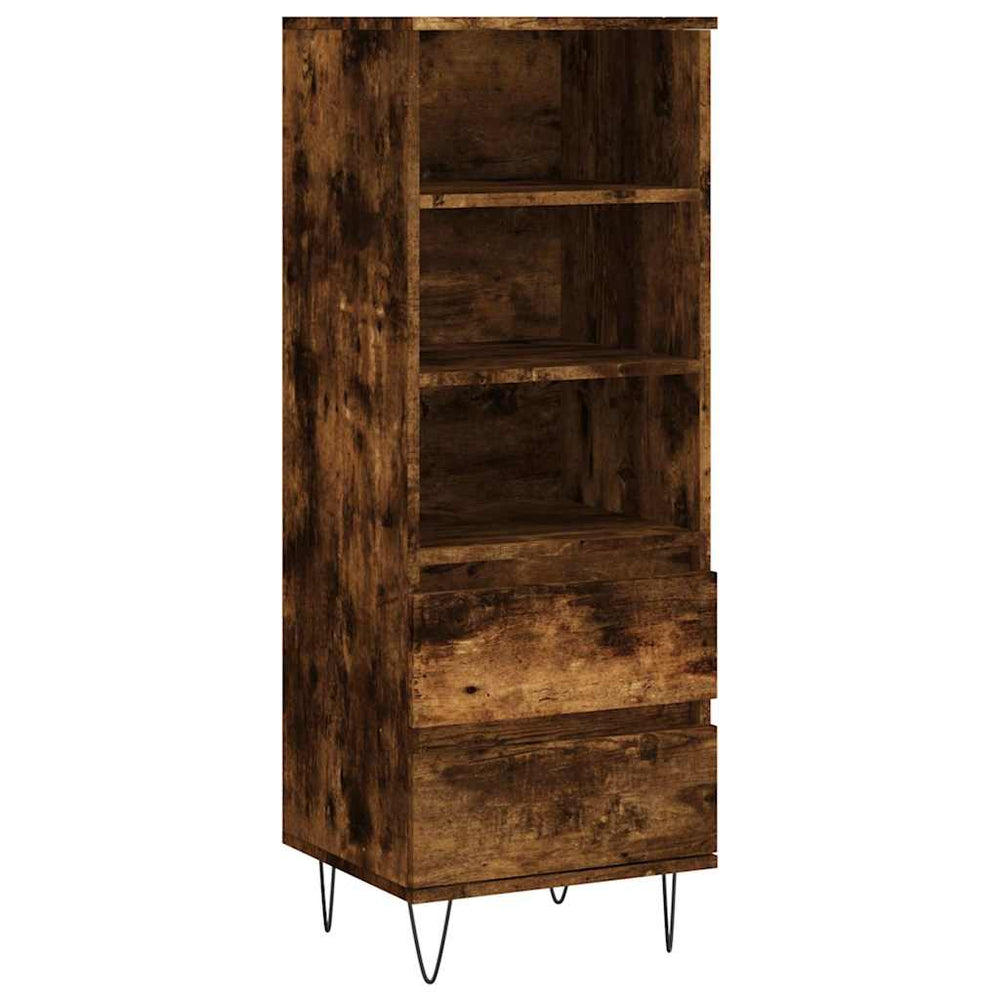 Highboard Räuchereiche 40x36x110 cm