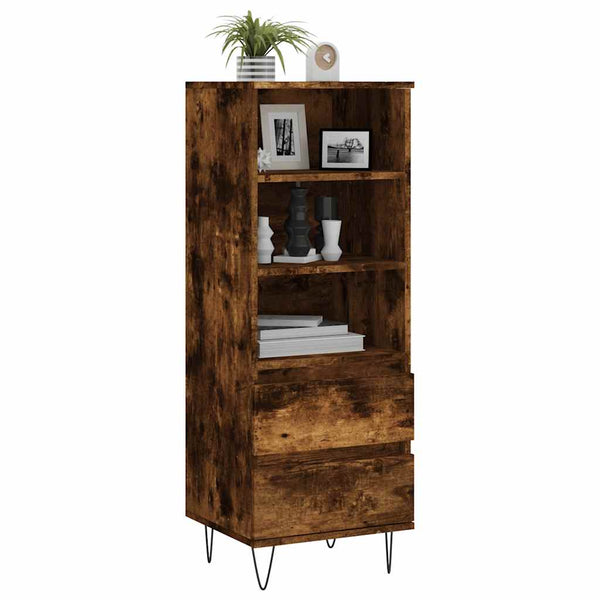 Highboard Räuchereiche 40x36x110 cm