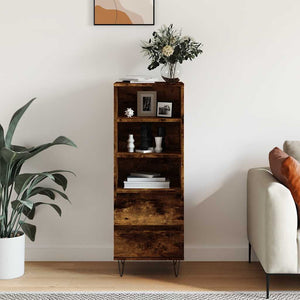 Highboard Räuchereiche 40x36x110 cm