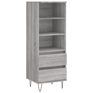 Highboard Grau Sonoma 40x36x110 cm