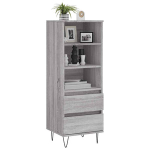 Highboard Grau Sonoma 40x36x110 cm