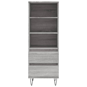 Highboard Grau Sonoma 40x36x110 cm