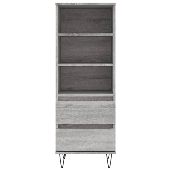 Highboard Grau Sonoma 40x36x110 cm