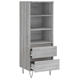 Highboard Grau Sonoma 40x36x110 cm