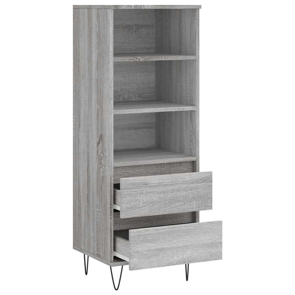 Highboard Grau Sonoma 40x36x110 cm