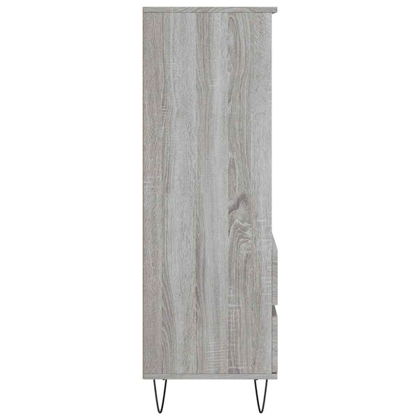 Highboard Grau Sonoma 40x36x110 cm