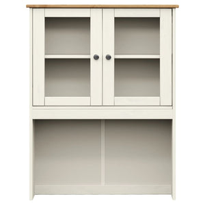 Highboard VIGO Weiß Kiefer Massivholz 80x176cm