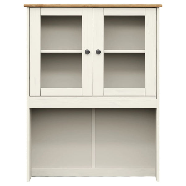 Highboard VIGO Weiß Kiefer Massivholz 80x176cm