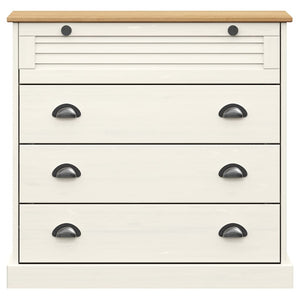 Highboard VIGO Weiß Kiefer Massivholz 80x176cm