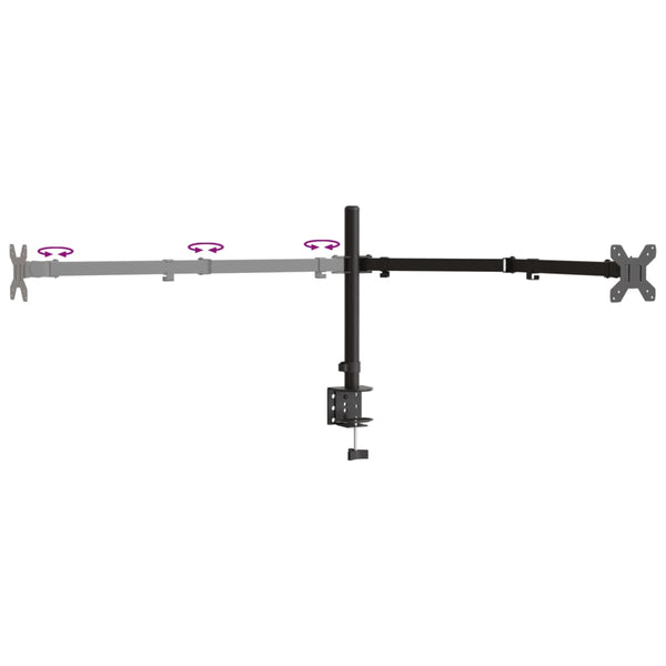 Tischhalterung für 3 Monitore, VESA 75/100 mm