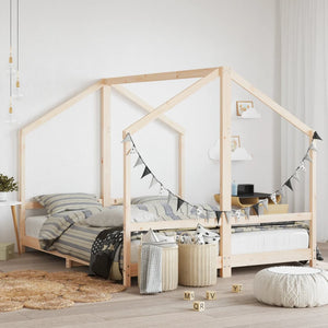 Kinderbett 80x200 Kiefer Massivholz