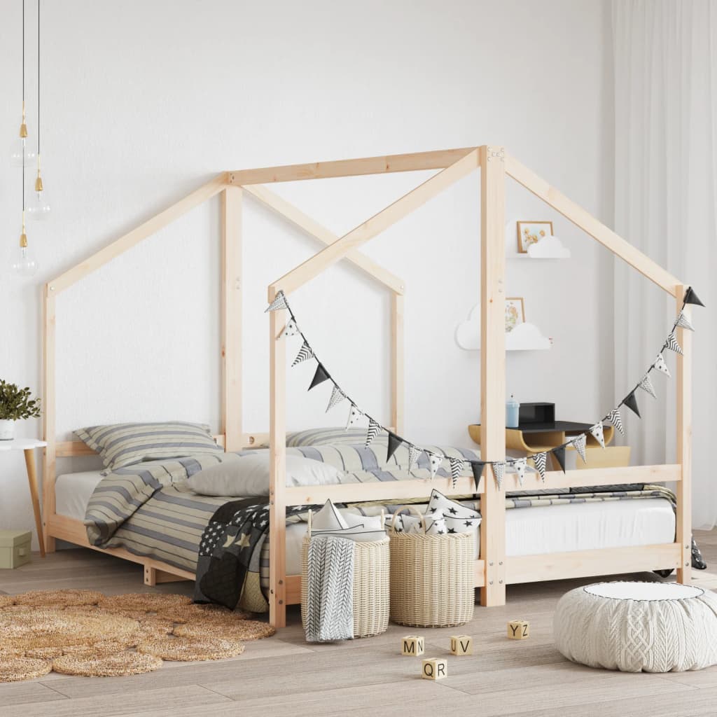 Kinderbett 80x200 Kiefer Massivholz
