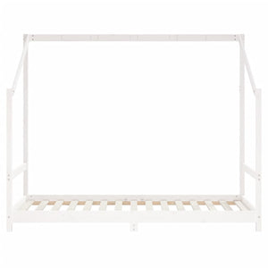 vidaXL Lit enfant blanc 2x(90x190) cm Bois de pin massif