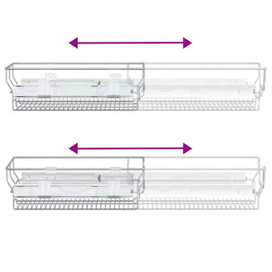 vidaXL Paniers de cuisine métalliques 2 pcs Extensibles Argenté 45 cm