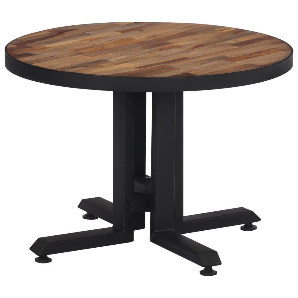 Runder Couchtisch Teakholz Ø55cm