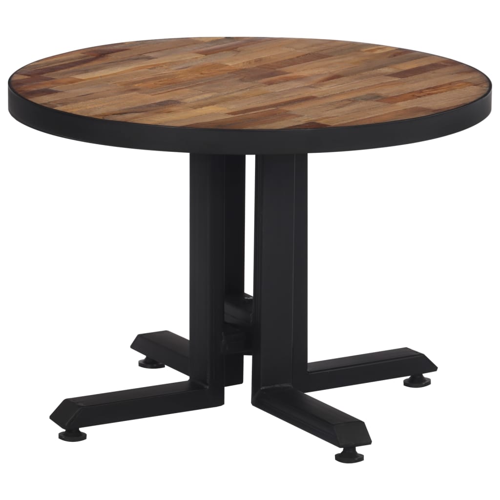 Runder Couchtisch Teakholz Ø55cm