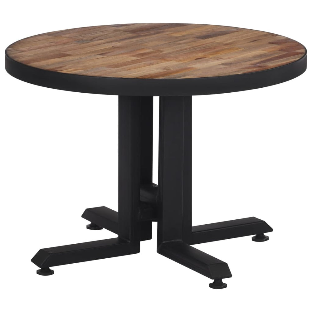 Runder Couchtisch Teakholz Ø55cm