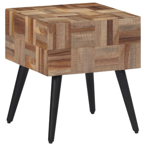 Beistelltisch 40x40 cm Recyceltes Teakholz