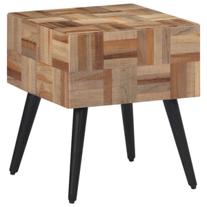 Beistelltisch 40x40 cm Recyceltes Teakholz