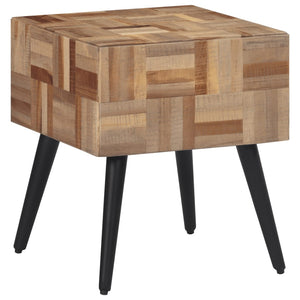 Beistelltisch 40x40 cm Recyceltes Teakholz