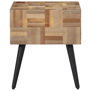 Beistelltisch 40x40 cm Recyceltes Teakholz