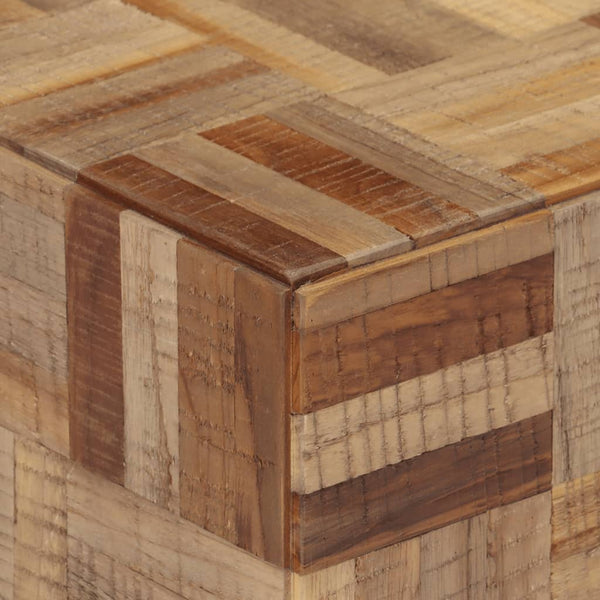 Beistelltisch 40x40 cm Recyceltes Teakholz