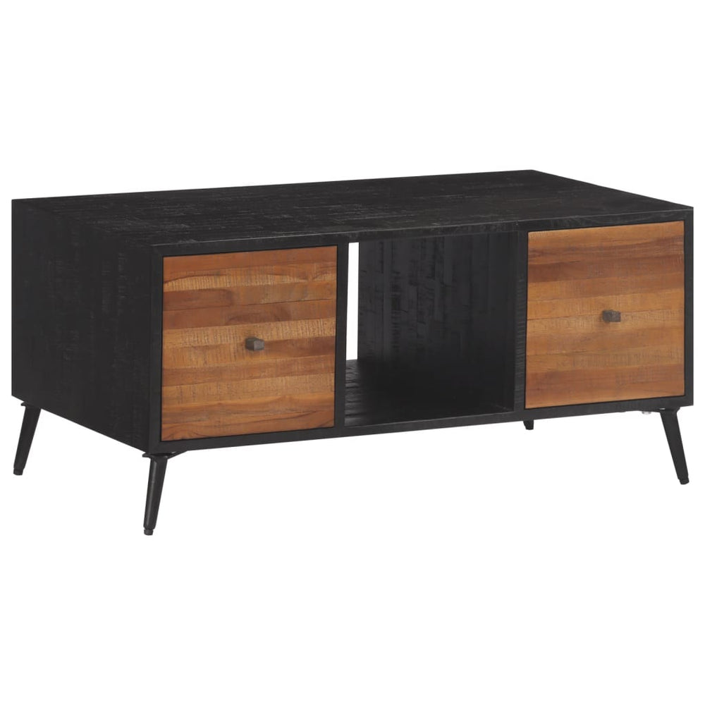 vidaXL Coffee Table 90x50x41 cm Solid Reclaimed Teak Wood