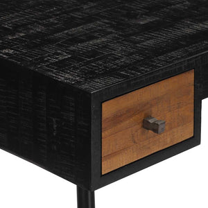 Schreibtisch aus Teakholz, 117 cm
